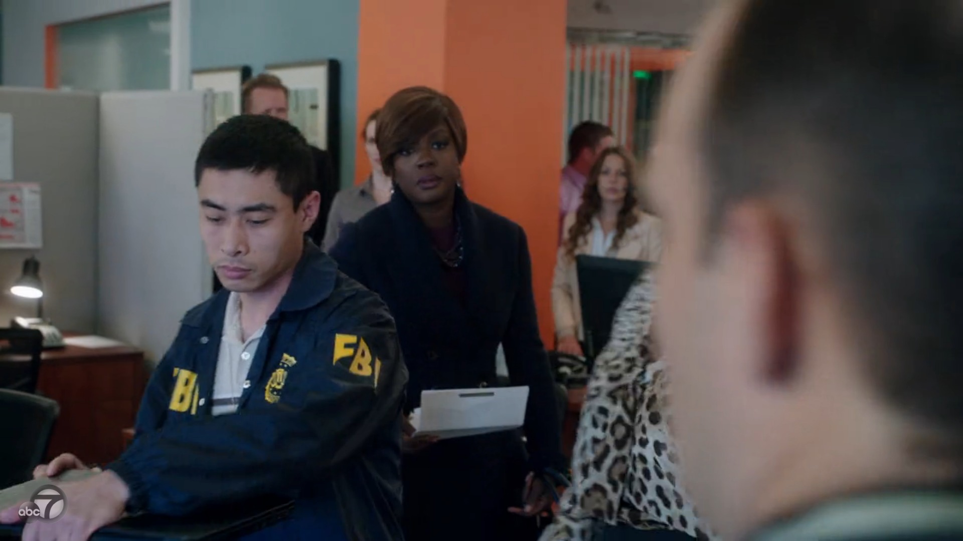 William Ngo and two-time Oscar nominee Viola Davis in How To Get Away With Murder