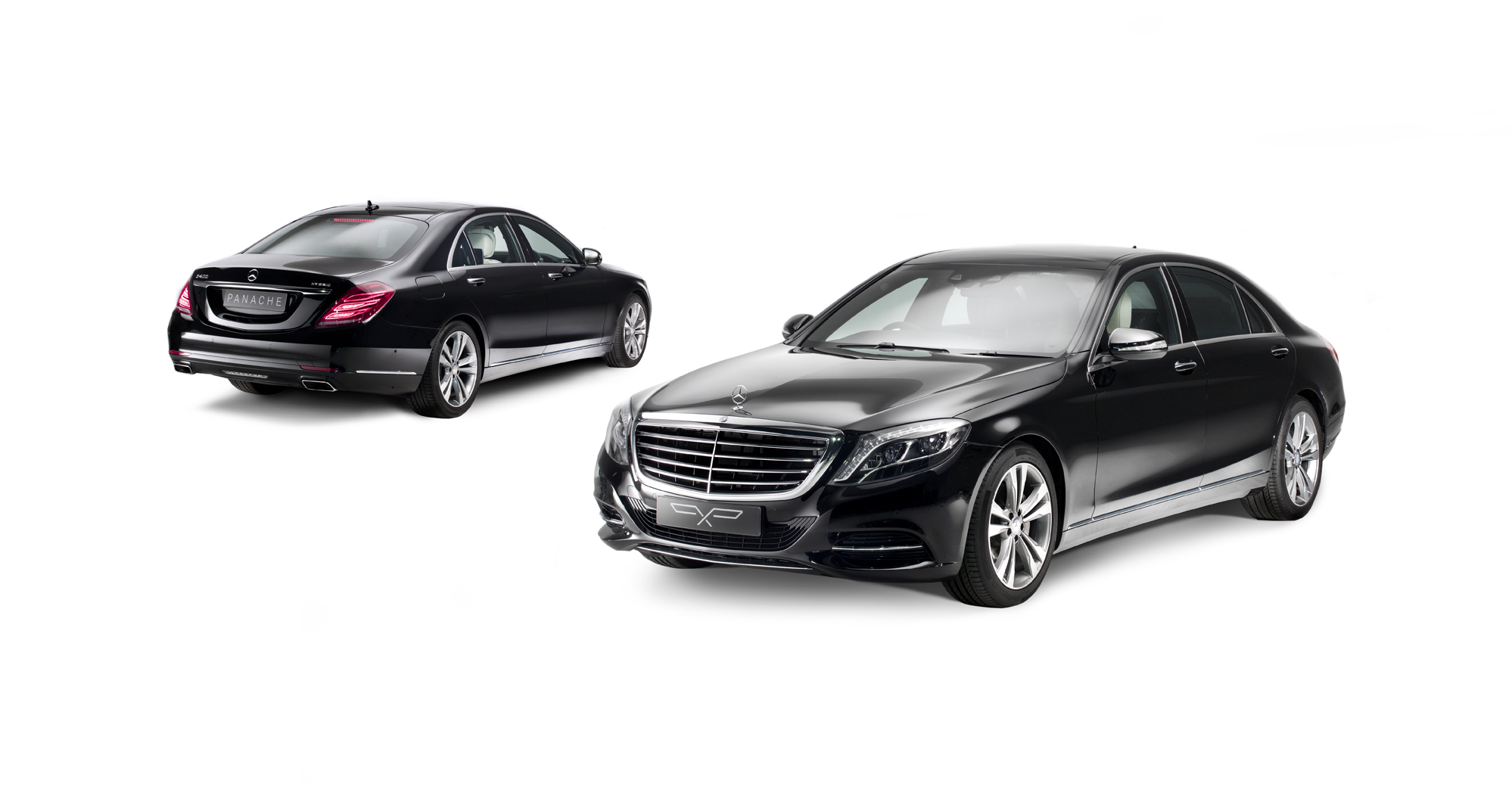 Exterior of Mercedes S Class