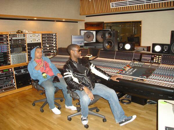 Ocean way studio California Yung berg ray j sexy can I session