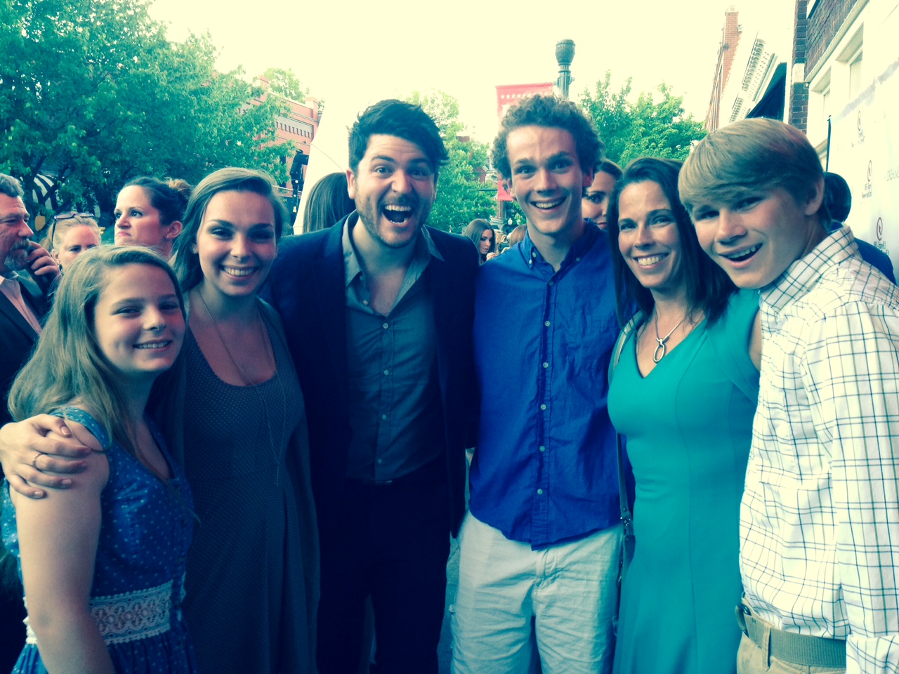 Kids and I with Olan Rogers at World Premiere of As Dreamers Do