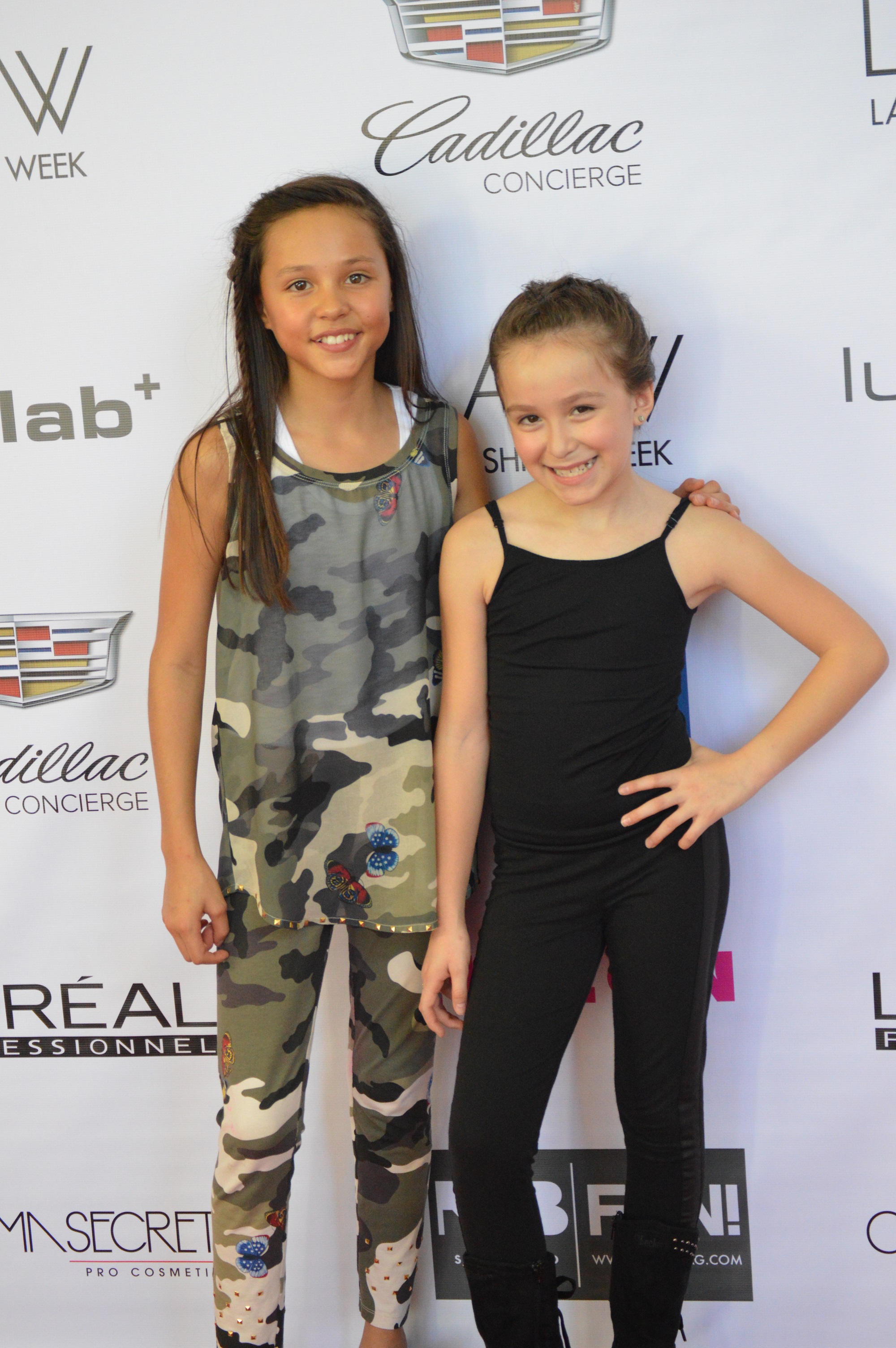 Azalia Cortez and Breanna Yde At LA Fashion Week