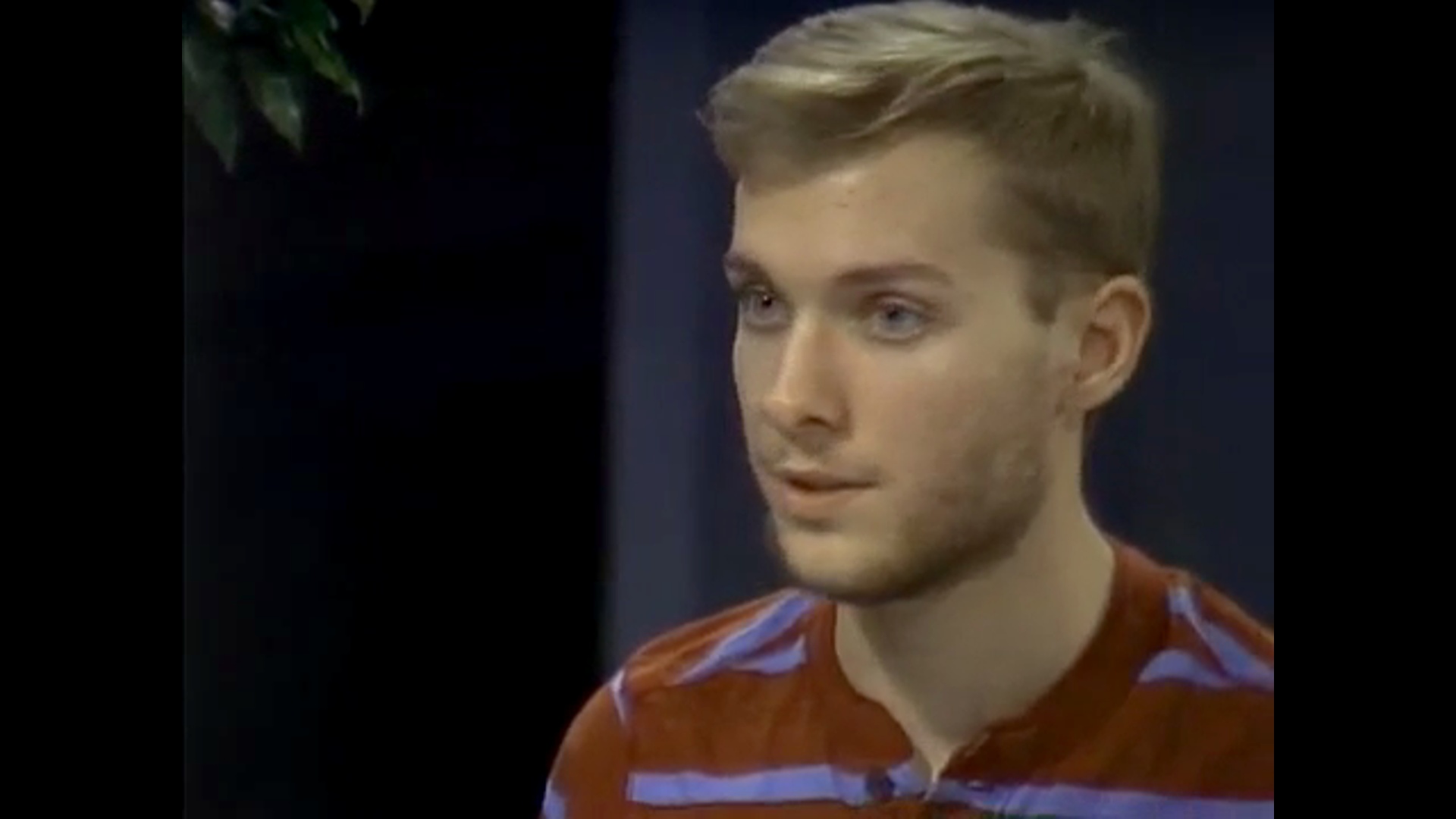 Still of Brandon Jeremiah in a scene shot at Tony Barr's Film Actors Workshop