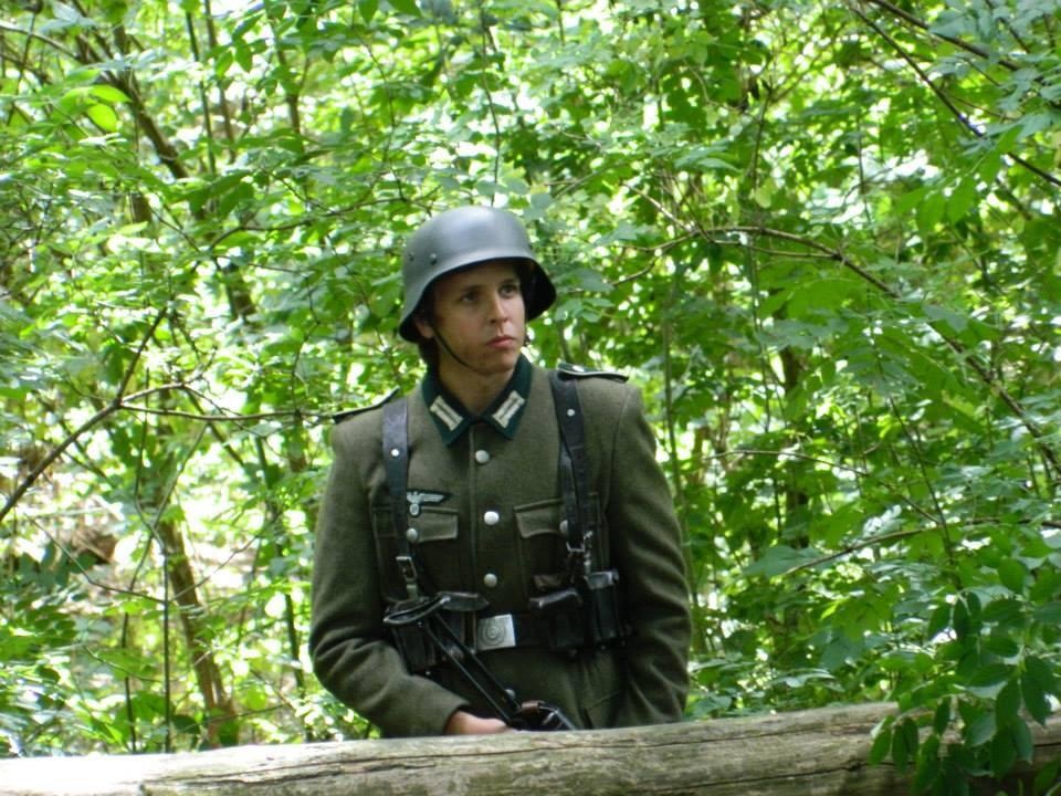 Playing a Nazi German in the 2015 World War 2 film Our Father.