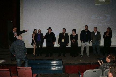 Film producers on stage for the Nashville Filmmaker Meetup 2015 Private Screening event. I'm on the far right.