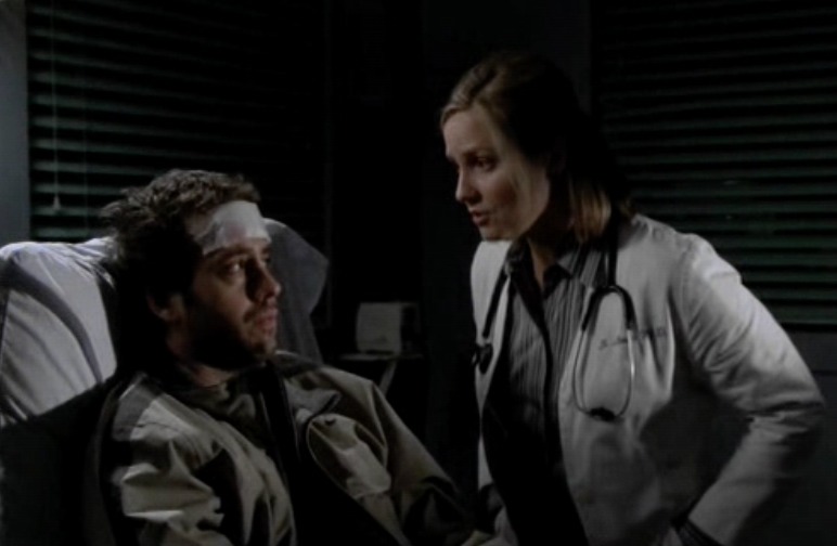 Sherry Stringfield & Rob Moore in ER