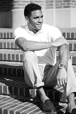 Reminds You Of the 50's-A Classic look of Matt Cook. Black and White.