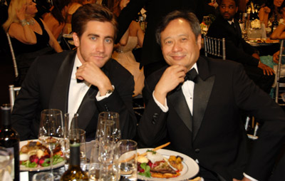 Ang Lee and Jake Gyllenhaal at event of 12th Annual Screen Actors Guild Awards (2006)