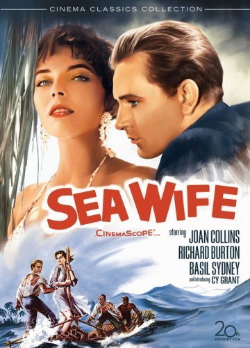 Richard Burton and Joan Collins in Sea Wife (1957)
