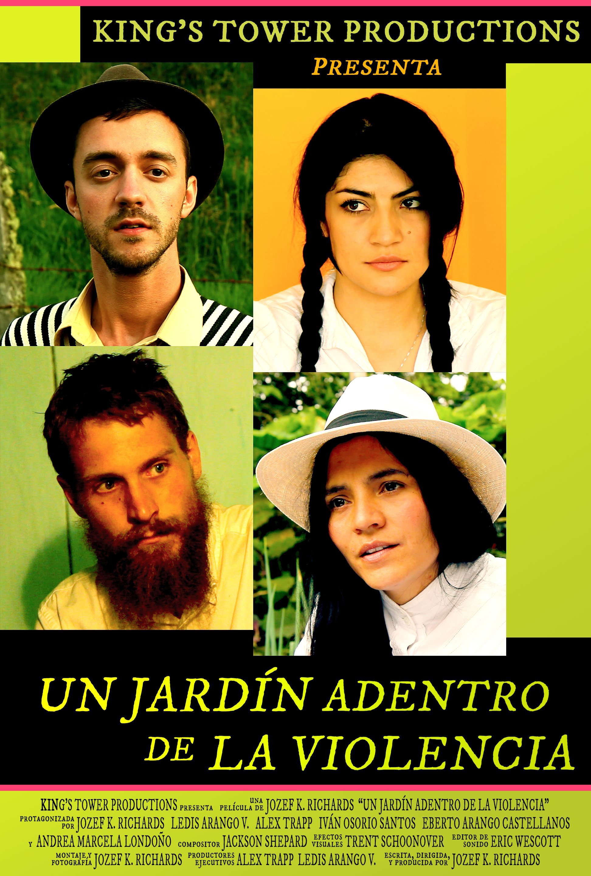 Alex Trapp, Jozef K. Richards, Arkas, Eric Wescott, Jackson Shepard, Trent Schoonover, Ledis Arango, Andrea Marcela Londoño, Iván Osorio Santos and Eberto Arango Castellanos in Un Jardín Adentro de La Violencia (2014)