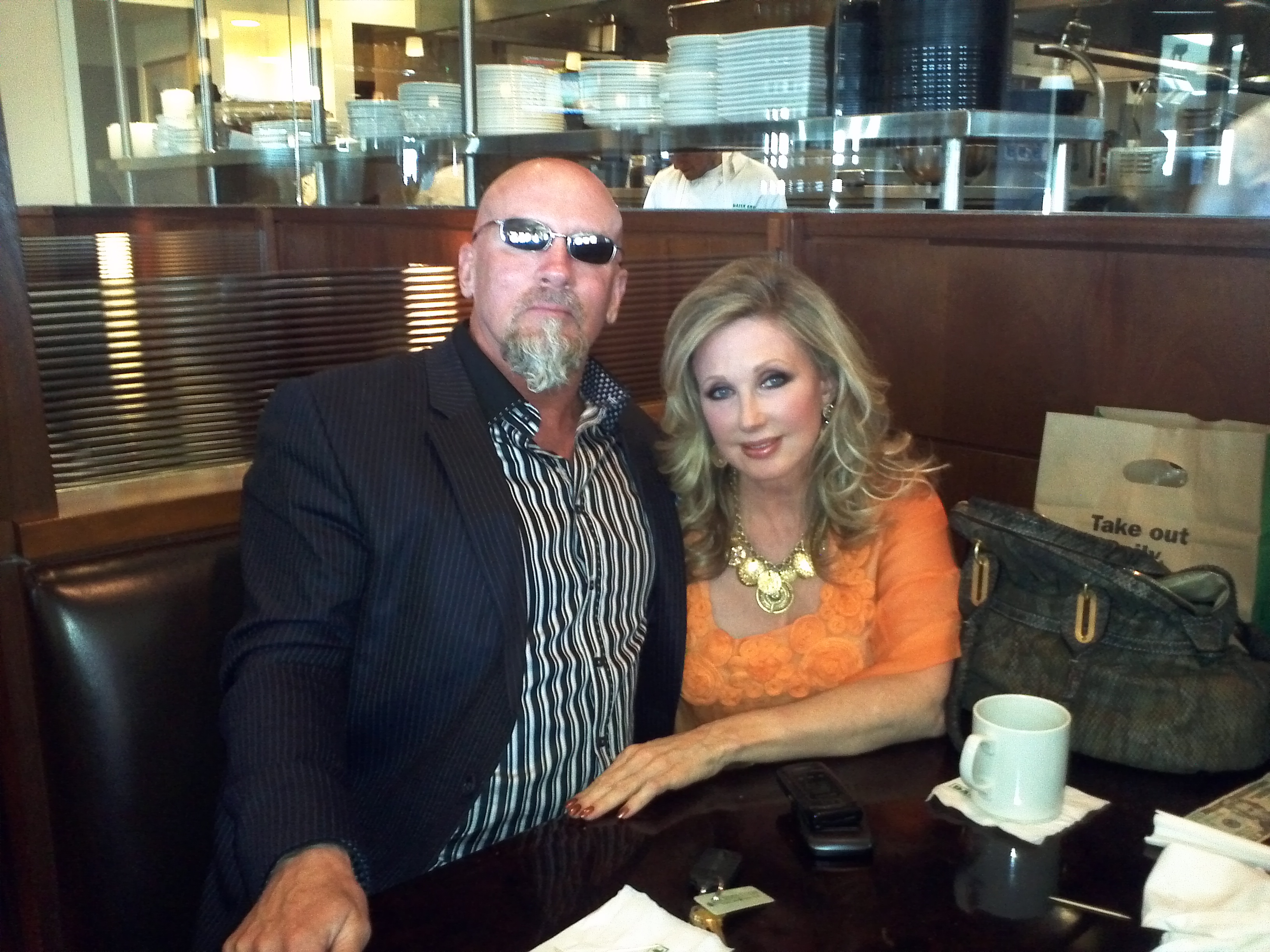 Jay Dobyns, Actor Morgan Fairchild.