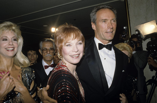 Clint Eastwood and Shirley MacLaine circa 1990