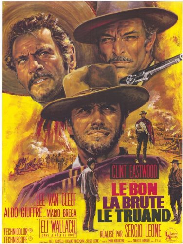 Clint Eastwood, Lee Van Cleef and Eli Wallach in Geras, blogas ir bjaurus (1966)
