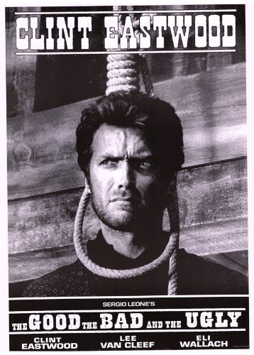Clint Eastwood in Geras, blogas ir bjaurus (1966)