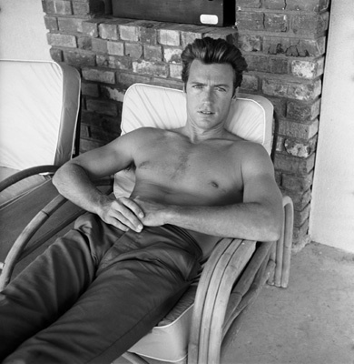Clint Eastwood at home circa 1961