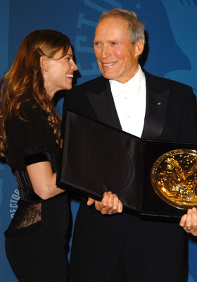 Clint Eastwood and Hilary Swank