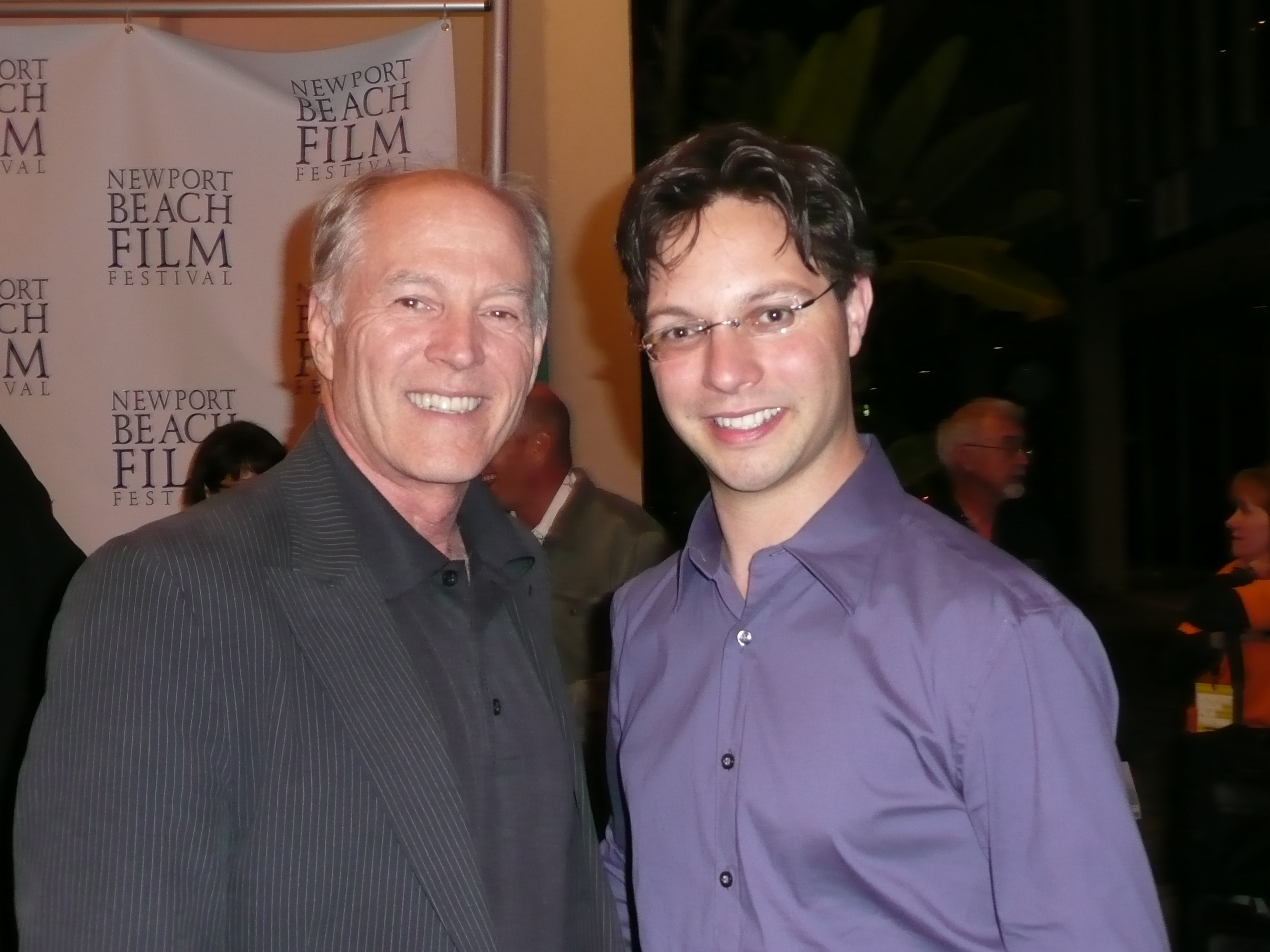 Frank Marshall and Matt McUsic at the Newport Beach Film Festival's West Coast Premiere of 