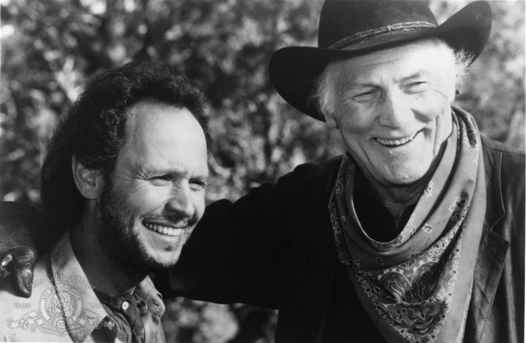Still of Billy Crystal and Jack Palance in City Slickers (1991)