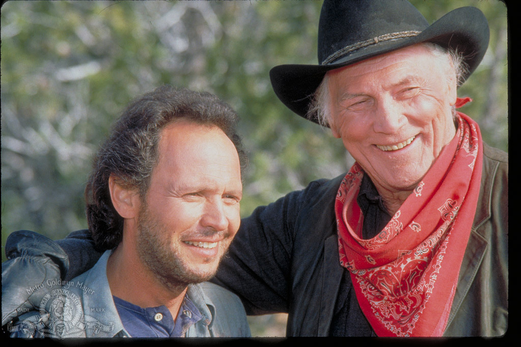 Still of Billy Crystal and Jack Palance in City Slickers (1991)