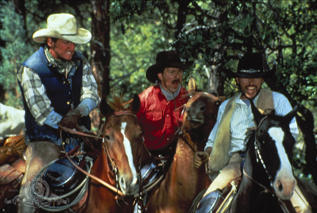 Still of Billy Crystal, Bruno Kirby and Daniel Stern in City Slickers (1991)