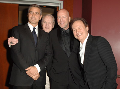 Paul Newman, George Clooney, Bruce Willis and Billy Crystal