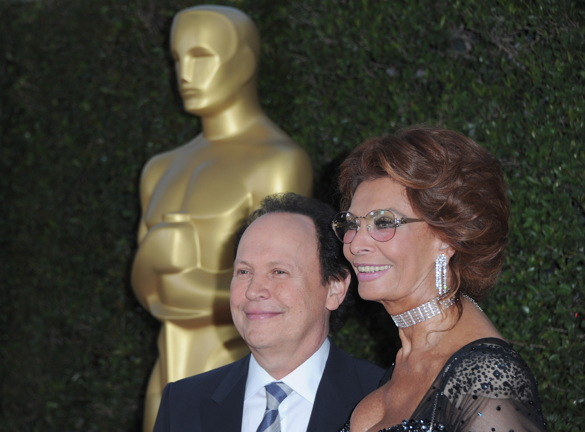 Sophia Loren and Billy Crystal