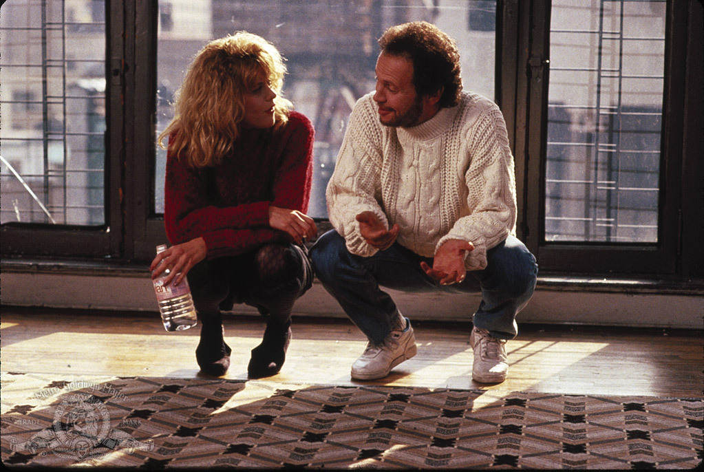 Still of Meg Ryan and Billy Crystal in Kai Haris sutiko Sale (1989)