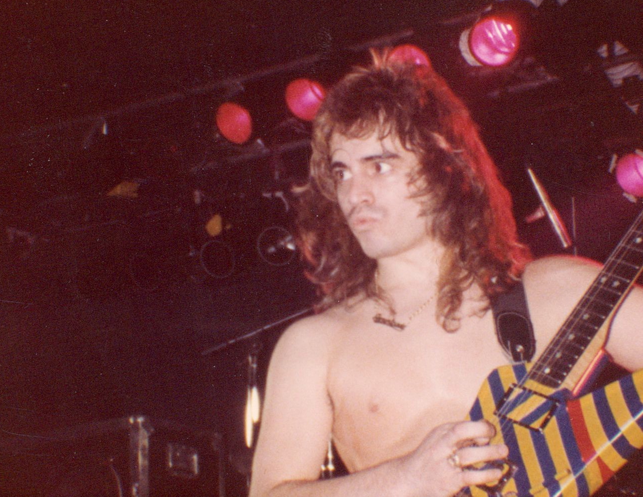 Gerard de Marigny performing with AMERICADE at L'Amours CLub (Brooklyn, NY) - c. 1983