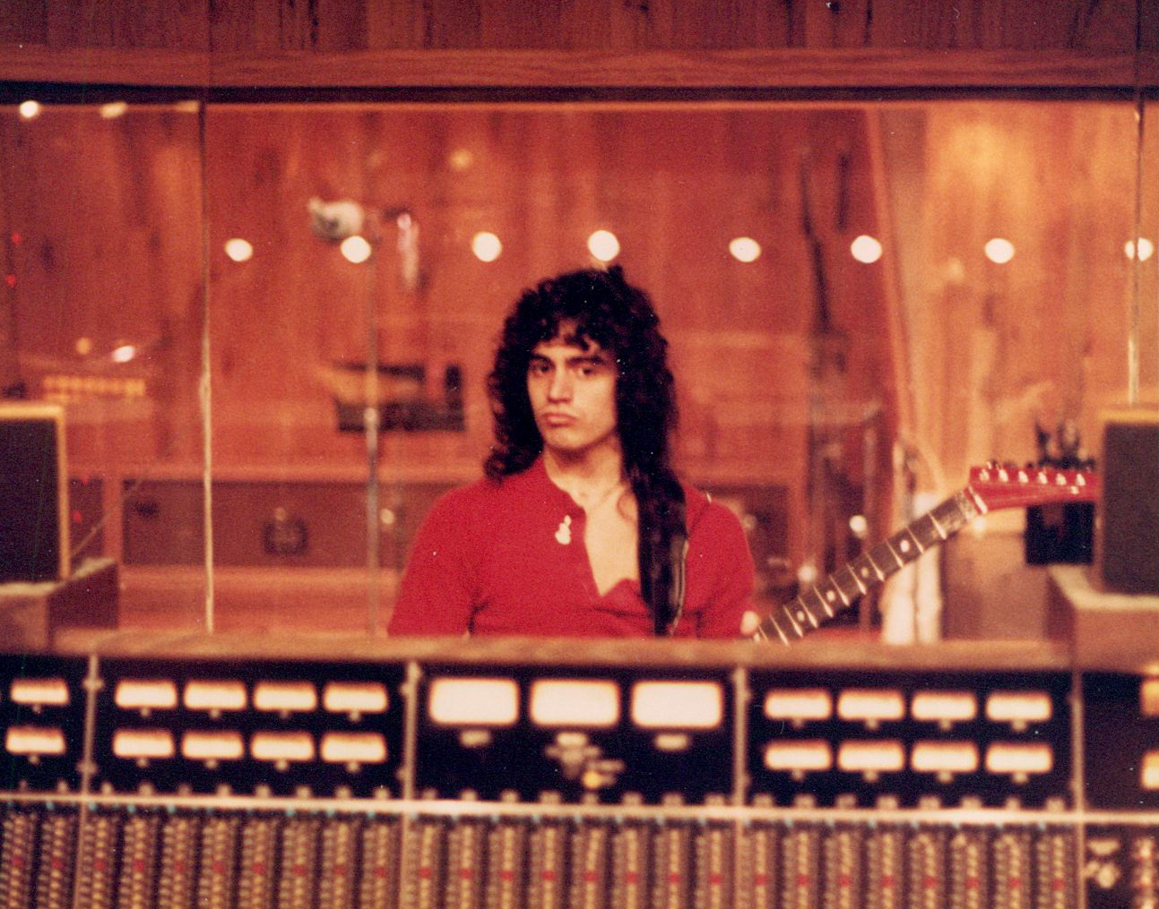 Gerard de Marigny recording at The Record Plant Studios (Studio C) in NYC - c. 1980.
