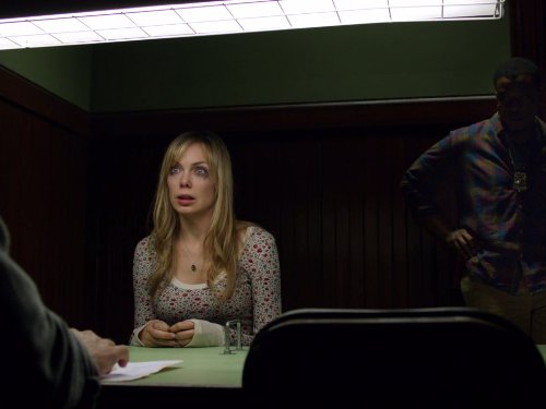 Still of Russell Hornsby and Amanda Walsh in Grimm (2011)