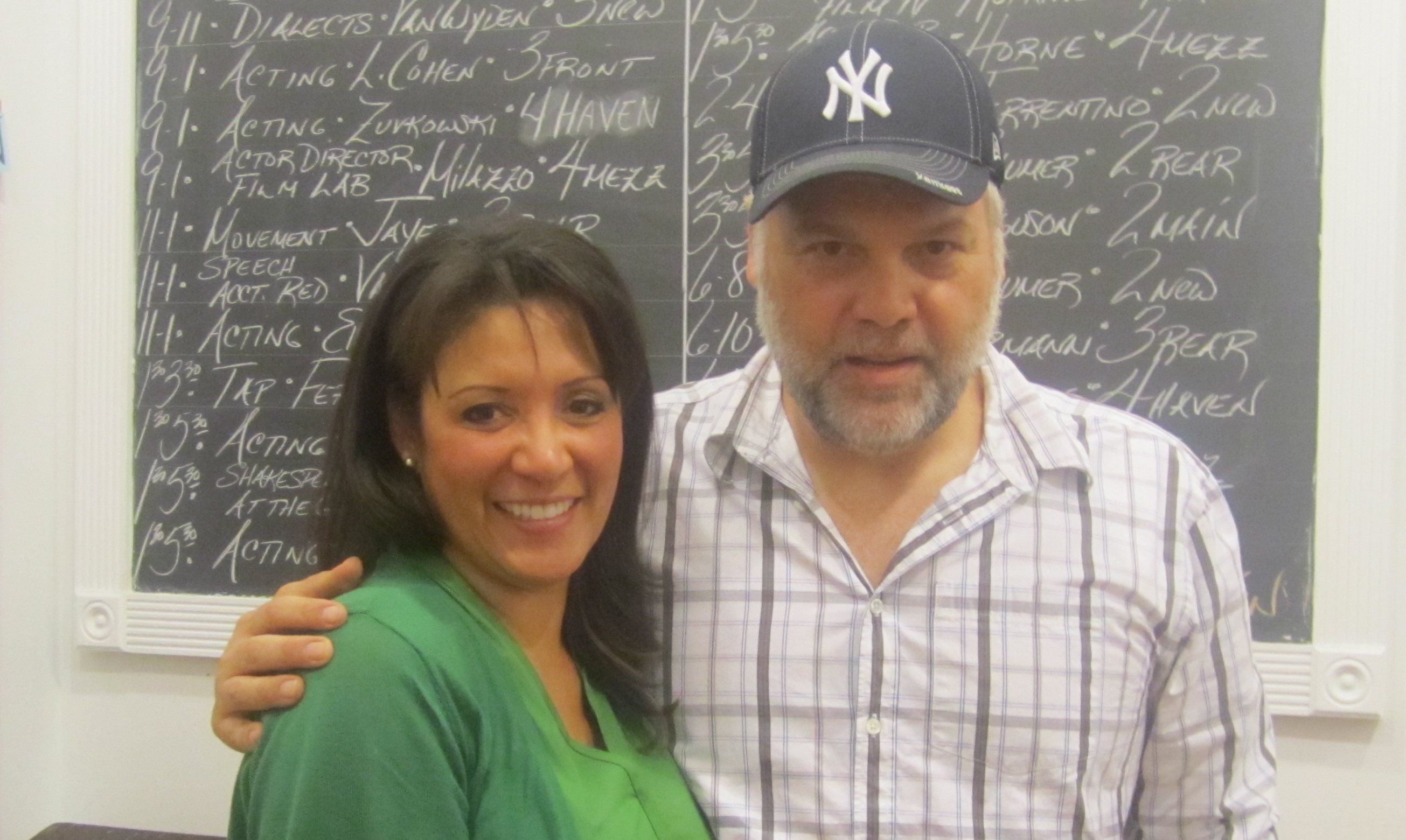 Vincent D'Onofrio shares acting tips with Iliana Guibert 2012