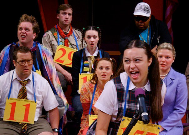 Marcy Parks in 25th Annual Putnam County Spelling Bee