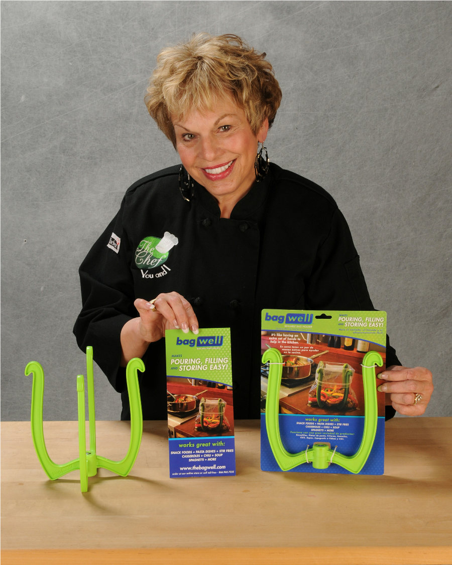 The Chef you and I Show with The Bagwell Sealable Bag Holder