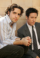 Rob Morrow and David Krumholtz in Numb3rs (2005)