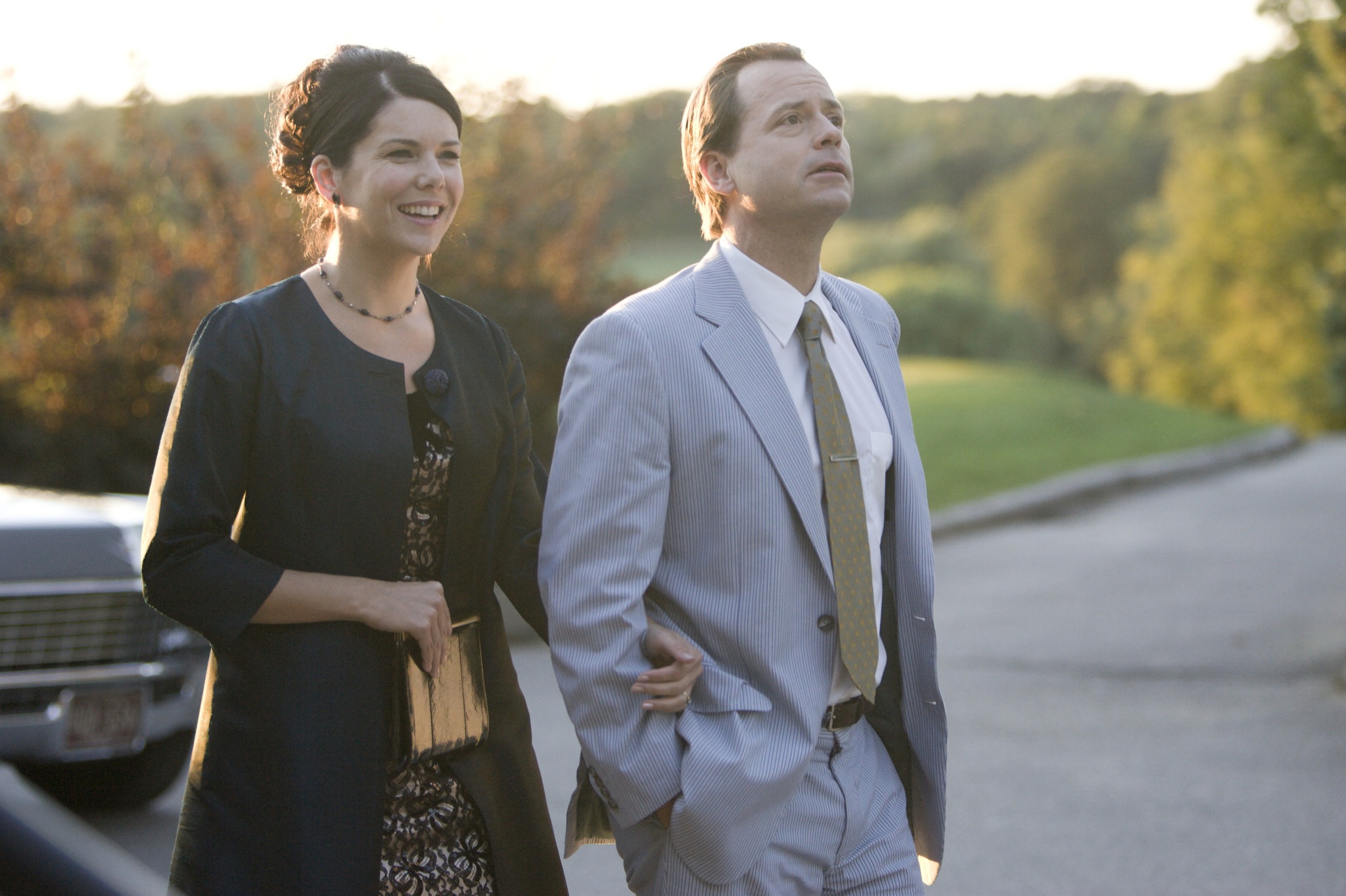 Still of Greg Kinnear and Lauren Graham in Flash of Genius (2008)