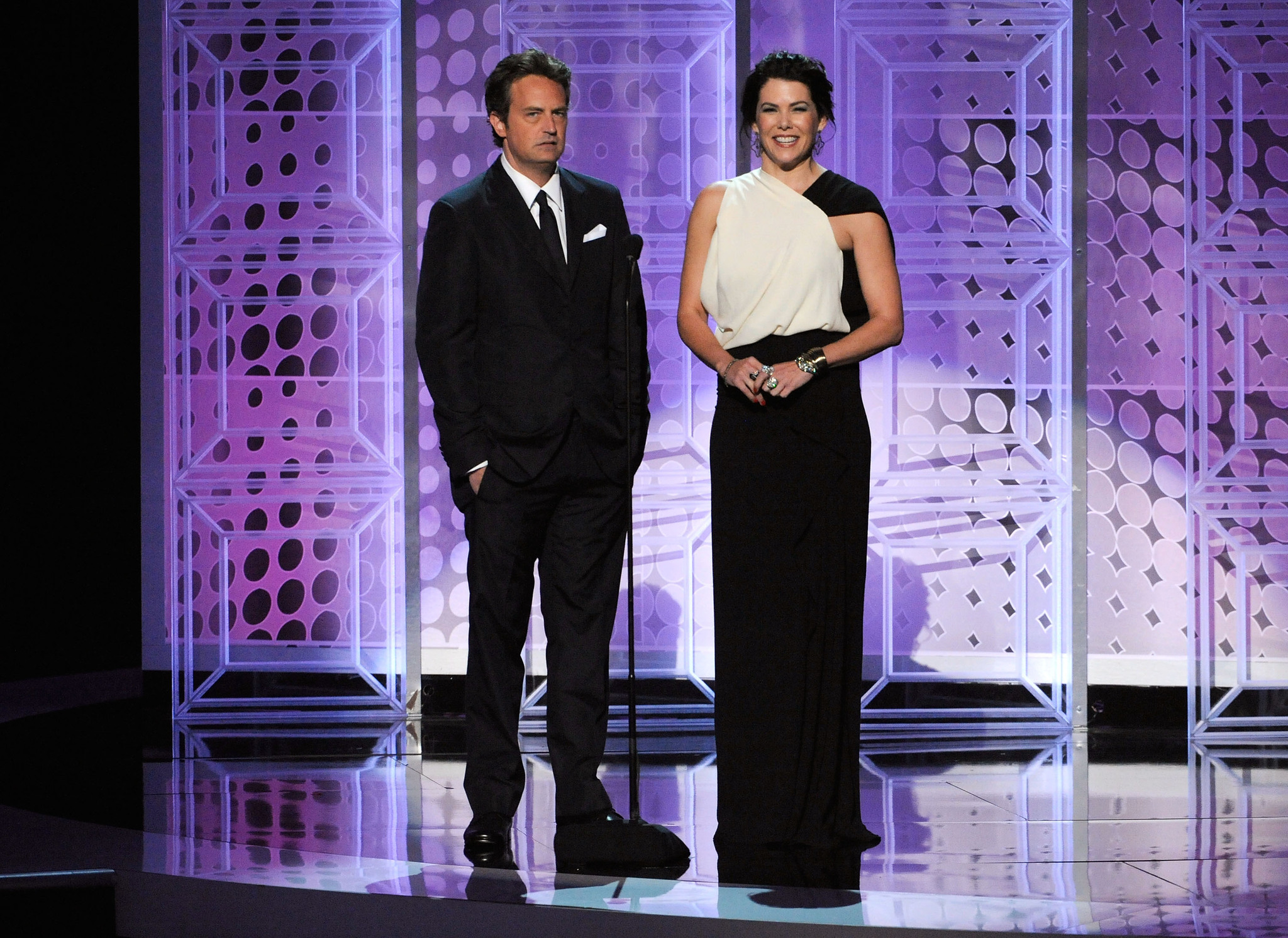 Matthew Perry and Lauren Graham