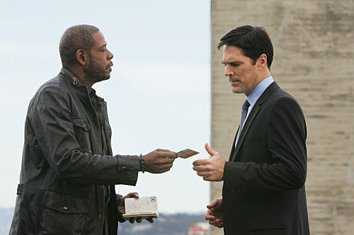 Still of Forest Whitaker and Thomas Gibson in Nusikalstami protai (2005)