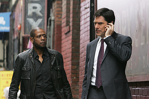 Still of Forest Whitaker and Thomas Gibson in Nusikalstami protai (2005)