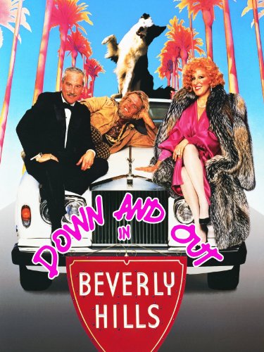 Richard Dreyfuss, Bette Midler and Nick Nolte in Down and Out in Beverly Hills (1986)