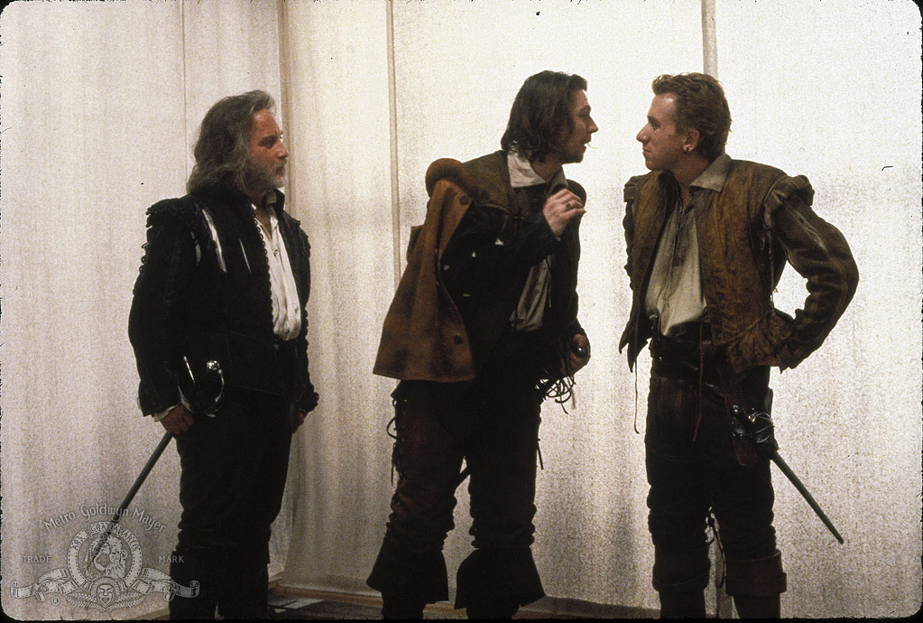 Still of Gary Oldman, Richard Dreyfuss and Tim Roth in Rosencrantz & Guildenstern Are Dead (1990)