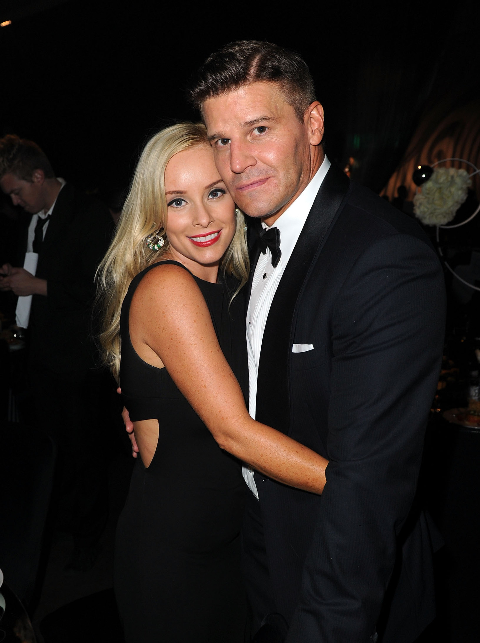 David Boreanaz and Jaime Bergman