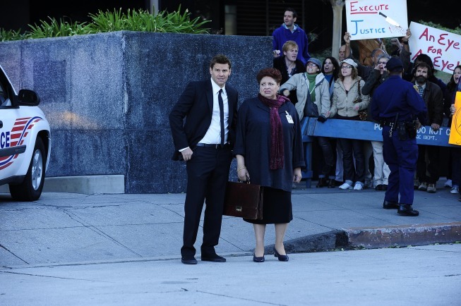 Still of David Boreanaz and Patricia Belcher in Kaulai (2005)