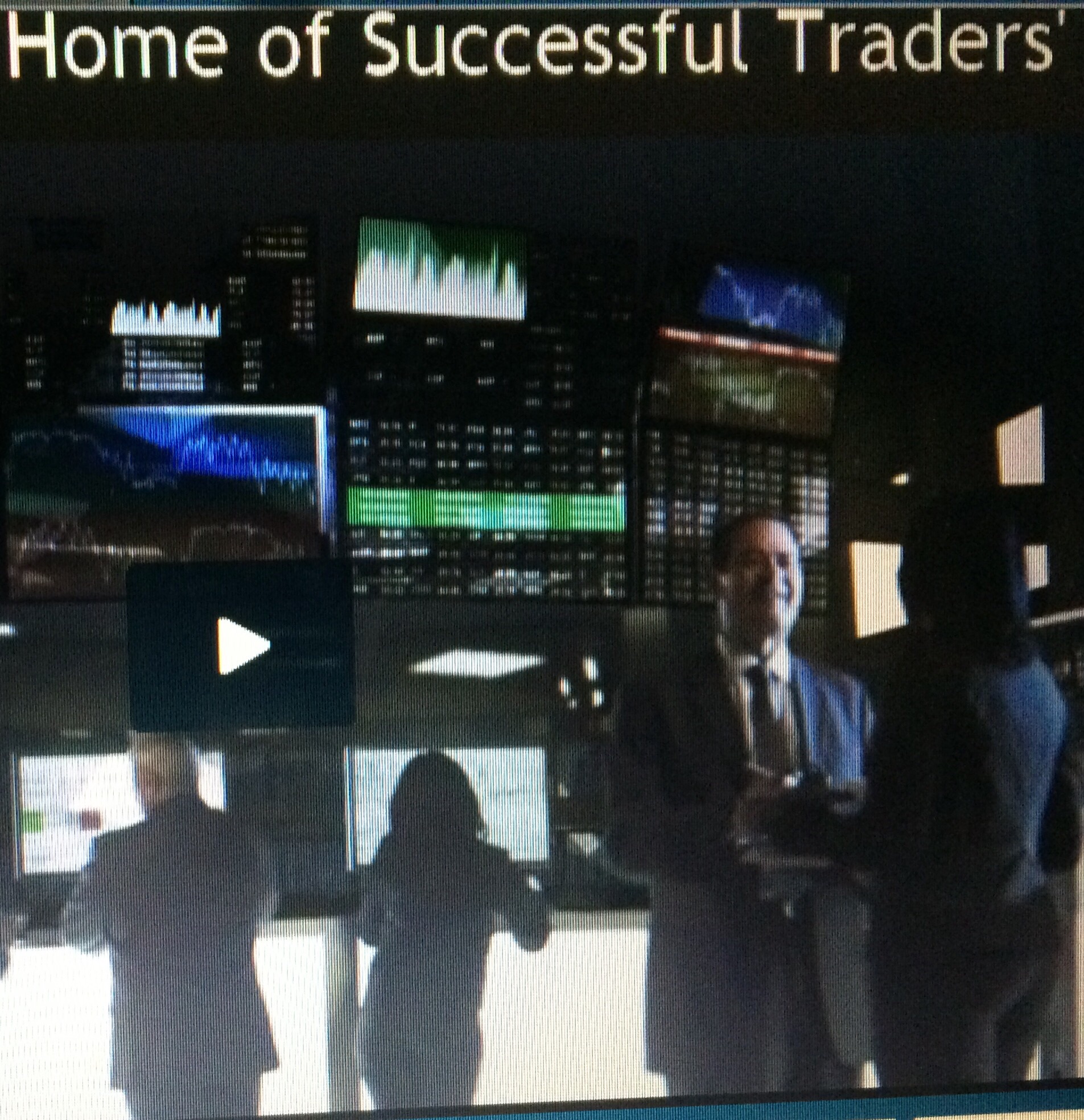 esignal Commercial seen on CNBC. That's me on the right talking with another 