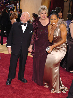 Mickey Rooney, Regina King and Jan Rooney