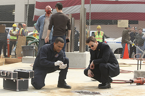 Still of Gary Sinise and Hill Harper in CSI Niujorkas (2004)