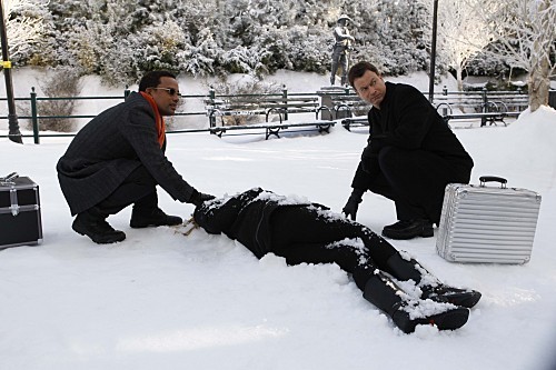 Still of Gary Sinise and Hill Harper in CSI Niujorkas (2004)