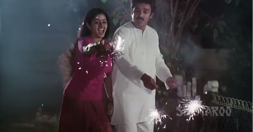 Still of Sridevi and Kamal Haasan in Sadma (1983)