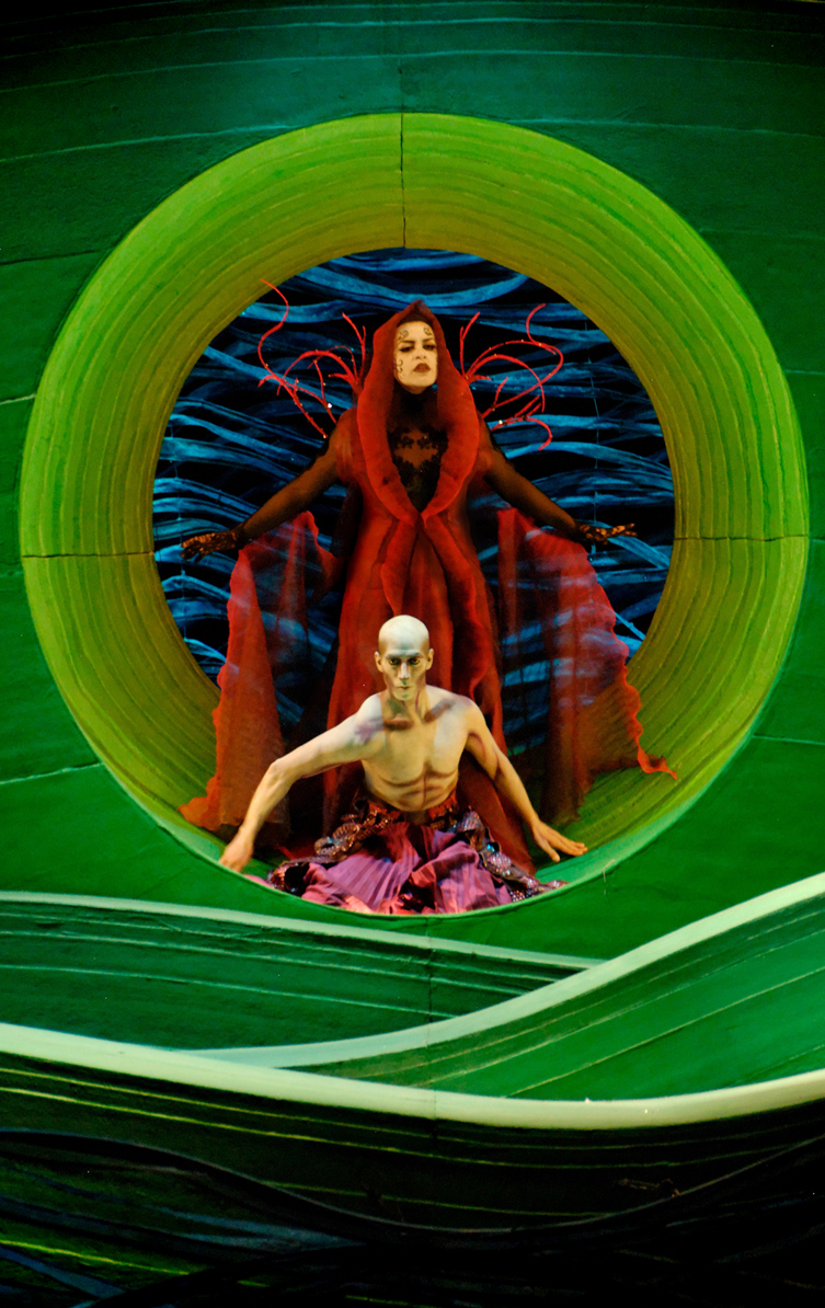 a scene from the opera Rusalka, costume design: Eloise Kazan, Mexico, 2011