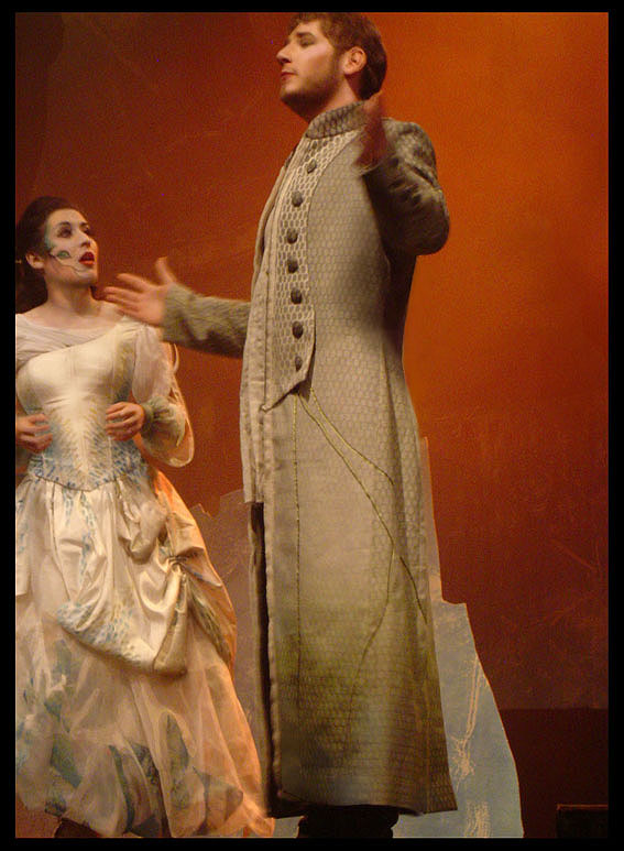 a scene from the opera Bastien and Bastienne by W.A.Mozart, director: Cesar Piña, costume design: Eloise Kazan, Salamanca, Mexico, 2009