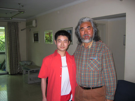 With Jizhong Zhang, the NO. 1 producer in Chinese TV show industry. This photo was taken in 2006.