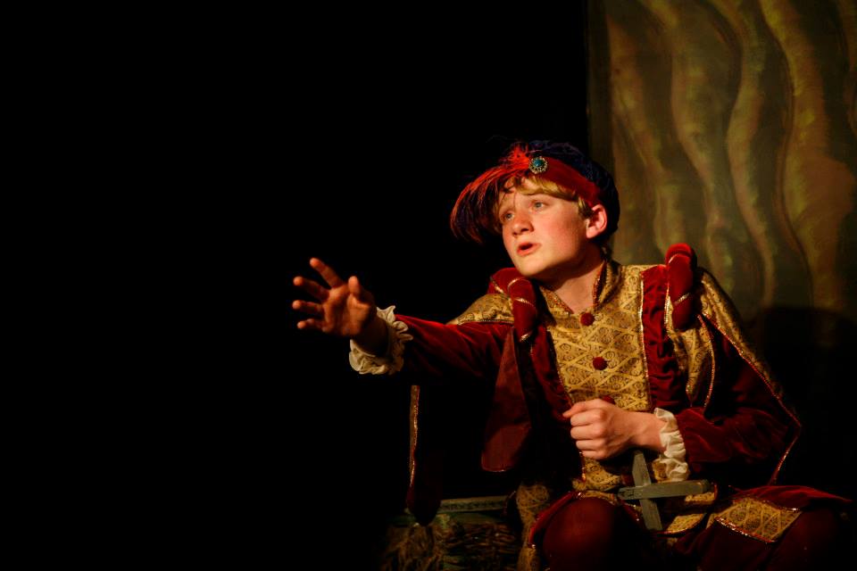 Ethan Paisley as Cinderella's Prince in 